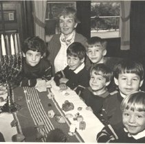 23.Chestnut Hill Academy pre-first students learn about Hanukkah