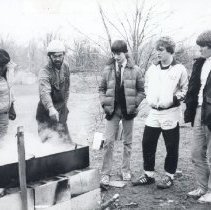 7.Chestnut Hill Academy eighth grade students tap maple trees
