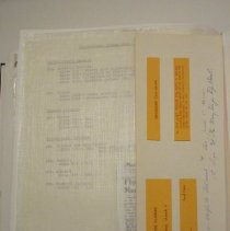 Tissue paper between pages 94 and 95