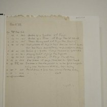 Loose inside front cover/ page 1