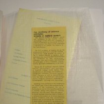 Loose between pages 56 and 57