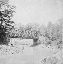 Bridge over the Wissahickon Creek at Megargee Mills