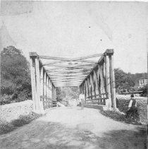 Bridge over the Wissahickon Creek at Megargee Mills