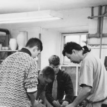 34.Chestnut Hill Academy senior arts classes prepare for a sale...