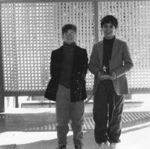 64.CHA sixth graders Bryan Graham (left) and Tony Breslau