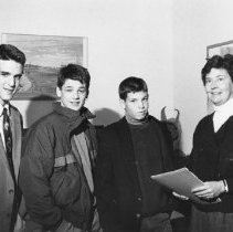 1.Susan Lloyd, coordinator of CHA community service program with students