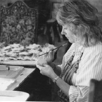4.CHA Parents' Association's Renie Shandler paints cookie