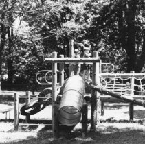 5.New playground equipment designed and built by members of CHA community