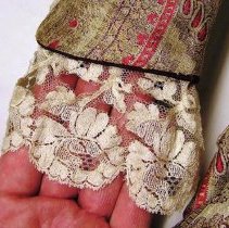 2-piece Paisley Stripe Day Dress, sleeve