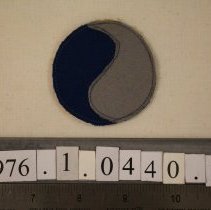 Military patch, "Twenty-ninth Division," front