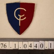 Military patch, "Thirty-eighth Division," front