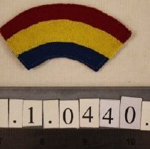 Military patch, "Forty-second Division," front