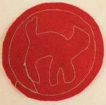 Military patch, "Eighty-first Division," back