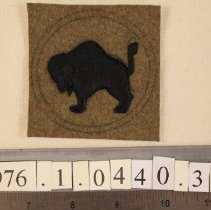 Military patch, "Ninety-second Division," front