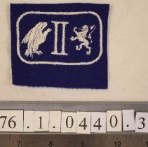 Military patch, "Headquarters Second Army," front