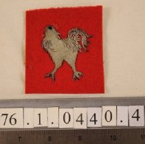 Military patch, "Ambulance Service," front