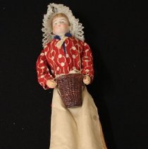 Doll dressed as French fish wife