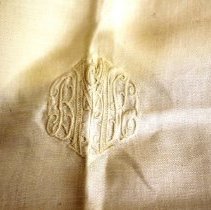 Damask Napkin set, monogram