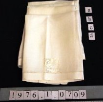 Napkin, teacup design