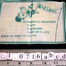 Napkin, Cocktail recipe