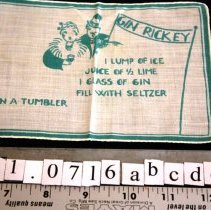 Napkin, Cocktail recipe