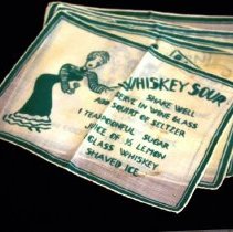 Napkin, Cocktail recipes