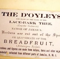 Album of Doilies Label