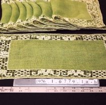 Set of Placemats, Pulled-thread work