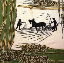 Placemats, Farming scene