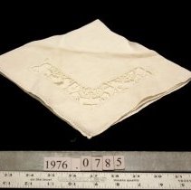 Napkin, cutwork