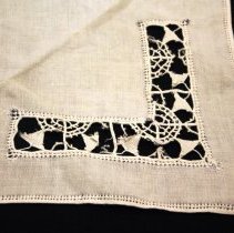 Napkin, cutwork