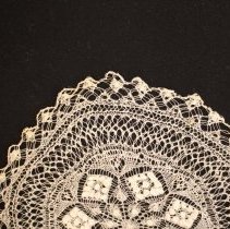 Close up of doily