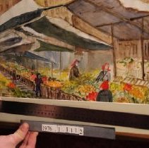 detail of flower market