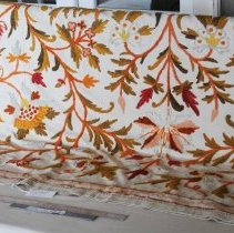 Embroidered bedspread