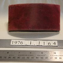 Ink blotter, fabric bottom