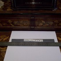 Chest top detail with numbering