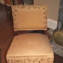 Rocking chair with embroidery. NOT 1976.1.1214a.