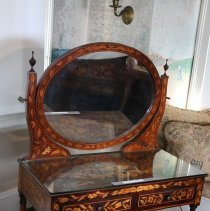Marquetry dressing table