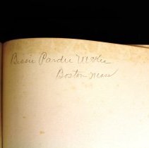 Bessie's inscription