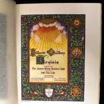 Title page as illuminated ms.