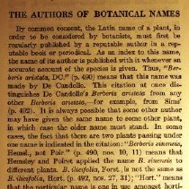 Nomenclature explanation