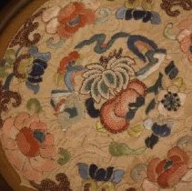 Detail of fabric and embrodiery