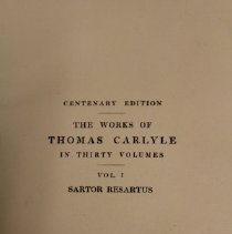 Carlyle 1 centenary edition