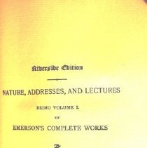 Book, Emerson, Vol.1.