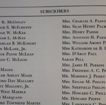 Subscriber list with McKee