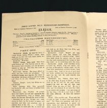 Mendelssohn's ELIJAH oratorio, content