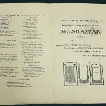 Musical Program, MISCELLANEOUS CONCERT, inside back cover