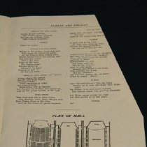 Program for Samson and Deliah, Back Cover