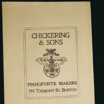 Music Program, Samson and Delilah, back cover