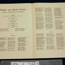 Music Program, The Creation, chorus